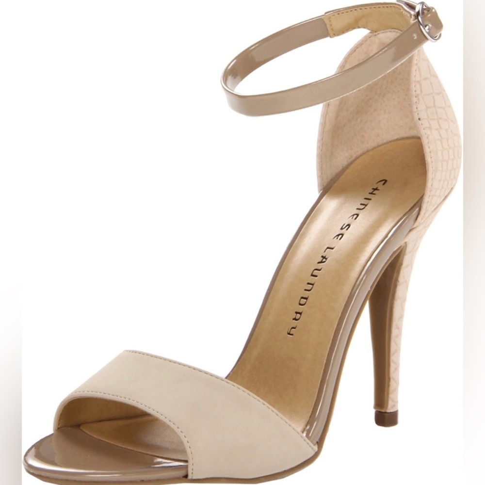 NWT CHINESE LAUNDRY Lucky Charm Slingback Sandal in Cream Sz 11